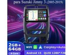 Gps Rádio Android Para Suzuki Jimny 3 2005 2019 Wireless Android Auto 9 Ips 64gb Bt Carplay