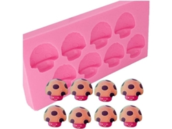 Molde De Silicona Con Forma De Hongo Para Hacer Chocolates, Caramelos Y Cupcakes Caseros.