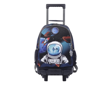 Mochila Escolar Pequeña Con Ruedas Astronaut TOTTO