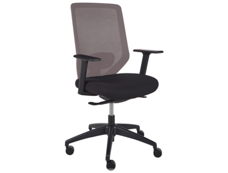 Silla de Oficina BELIANI Virtuoso Malla Poliéster Negro 53X53X107