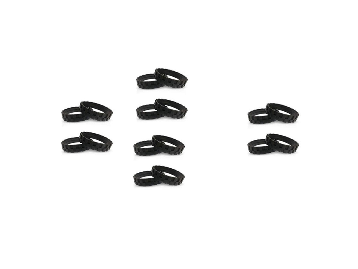 16pcs Tire Skin For Irobot Roomba Wheels Series 500, 600, 700, 800 And 900 Anti-slip, Great Adhesion And Easy Assembly.