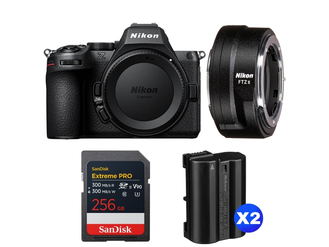 Nikon Z5 Ii + Ftz Ii + 1 Sandisk 256gb Extreme Pro Uhs-ii Sdxc + 2 Nikon En-el15c + Ebook “20 Consejos Para Fotos Que Impactan”