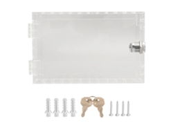 Caja De Bloqueo Universal Para Termostato Con Tapa Transparente Y Protección Acrílica.