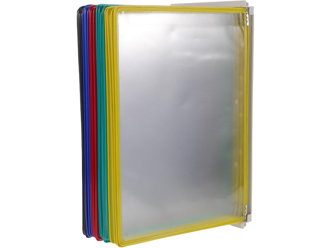Soporte De Pared Para Folletos Con 20 Bolsillos Tamaño A4, De Plástico Transparente, Para La Organización De Documentos De Oficina.
