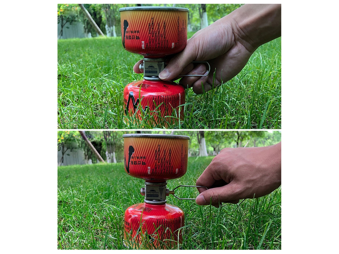 Adaptador Gas Saver Plus Con Adaptador Para Camping, Mochileros, Senderismo Y Recarga De Cartuchos.