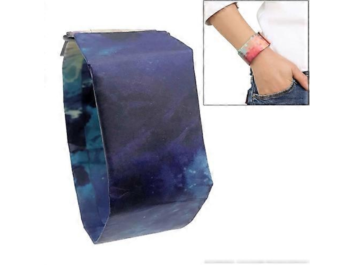 Reloj de pulsera electrónico inteligente resistente al agua con diseño de bicicleta eléctrica City of Sky Ly