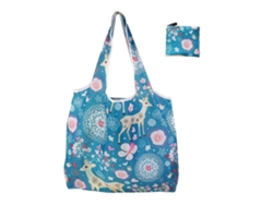Bolsa de la compra plegable, reutilizable, práctica, elegante y ligera con gran capacidad para ir de compras al supermercado. GOKOCO