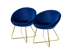 Conjunto de 2 Cadeiras de Jantar Cadeiras Estofadas Cadeiras de Sala de Estar Cadeiras de Cozinha ML-DESIGN