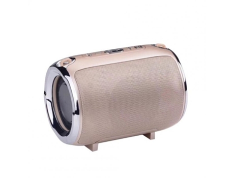 Altavoz Inalámbrico Bluetooth portátil con tarjeta de inserción Super Subwoofer Mini altavoz dorado