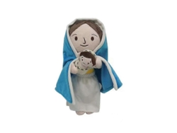 Muñeco De Peluche De Jesucristo Y La Virgen María, Juguete Religioso, Regalo De Navidad, Salvador