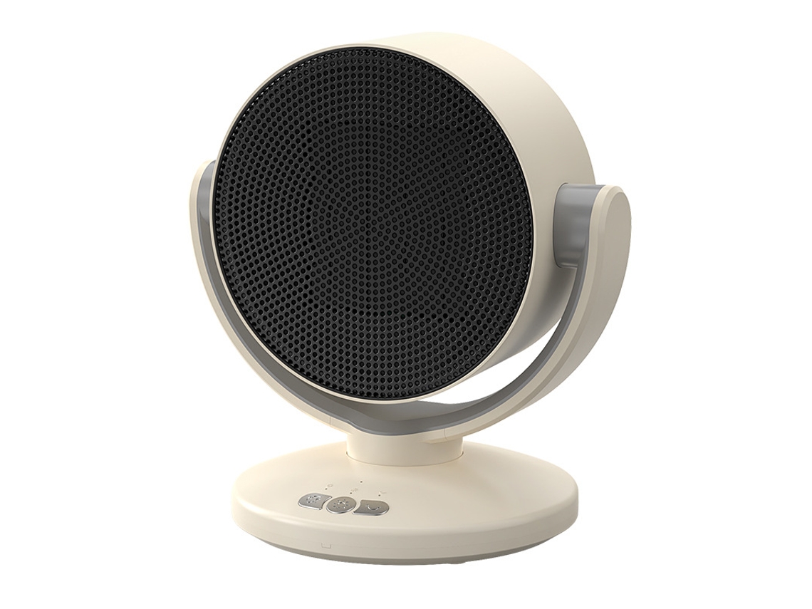 Calefactor portátil, pequeño calefactor eléctrico de 1800 W con función de oscilación automática (beige) Cuich