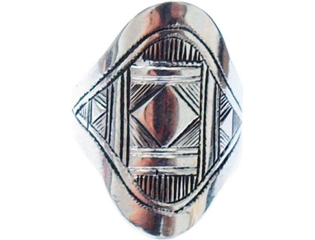 Anillo BIJOUCOLOR Tuareg Largo (Plata - Plateado - 57 cm)