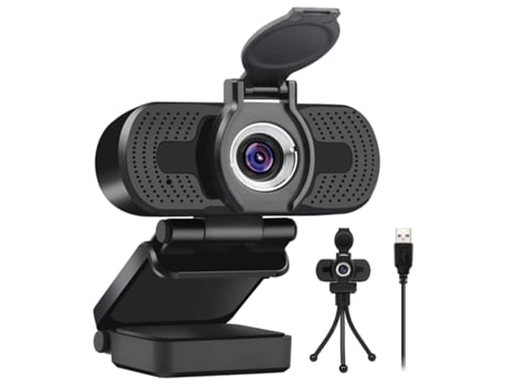 Cámara web Full Hd de 1080P para ordenador portátil, Mac, cámara de escritorio para videollamadas, conferencias, cámara web Pro Stream con enchufe ...