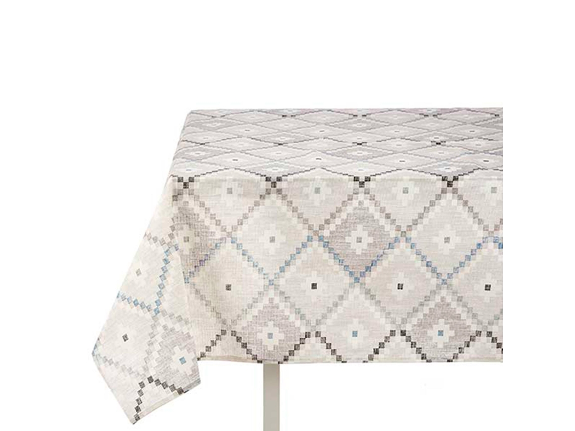 Toalla de Mesa SAN IGNACIO Loneta Antimanchas Romb Colección Azul (170x200cm)