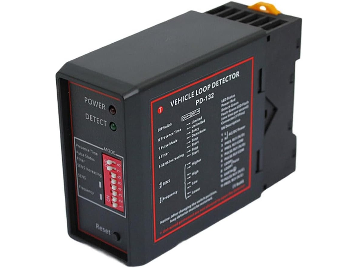 Detector De Bucle Inductivo Dp132, 12v/24v Cc O Ca, Detección De Estacionamiento De Vehículos.