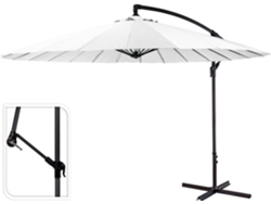 Sombrilla PROGARDEN Blanco Excéntrico (300 cm)