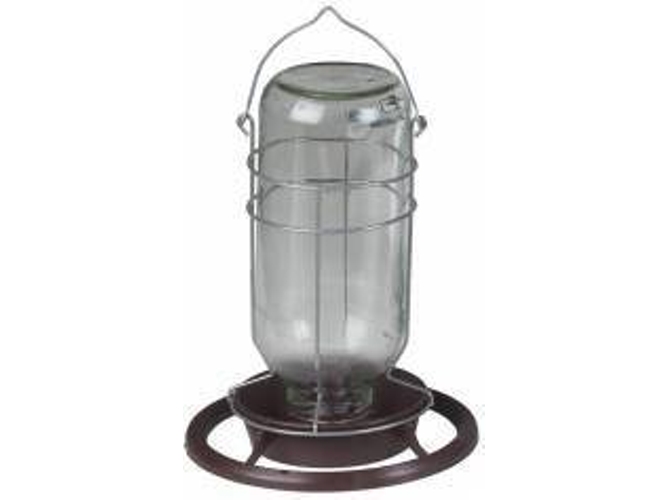 Bebedero para Aves ORNIEXLinterna (Negro - 1L - Plástico)