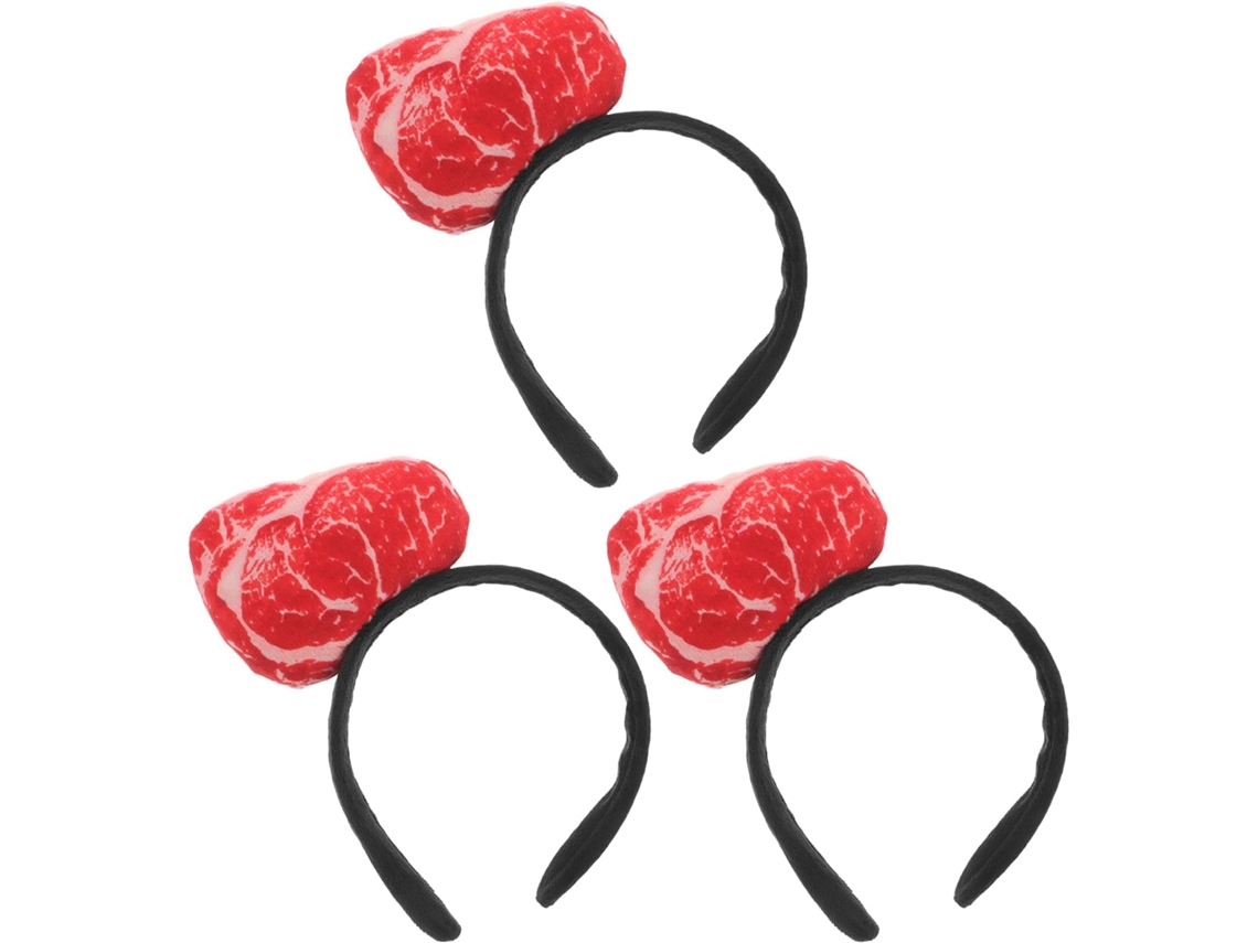 Conjunto De 3 Elásticos De Cabelo Divertidos Em Formato De Almôndega