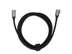 Cable De Extensión Type-c 4k 10gbps De Macho A Hembra En Ángulo Recto 200cm