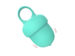 Vibrador De Masaje De Silicona Resistente Al Agua De 10 Frecuencias (verde)