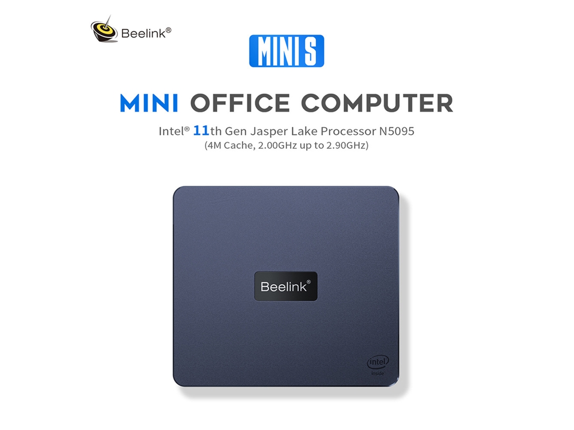 Beelink Mini S N5095 Mini Pc Con Sistema Operativo Windows 11, Computadora De Escritorio Para Juegos, Reproductor Multimedia 4k, Pantalla Dual Hdmi,