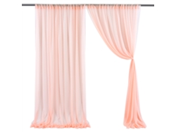 Fondo de carpa de satén de una sola pieza para decoración de bodas
