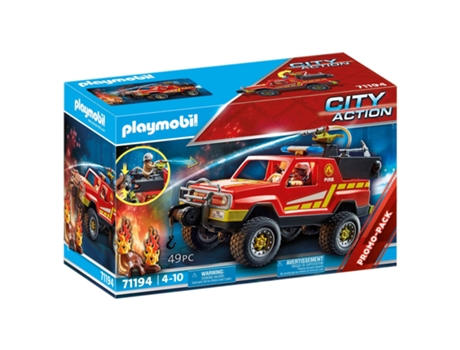 PLAYMOBIL 71194 Coche De Bomberos