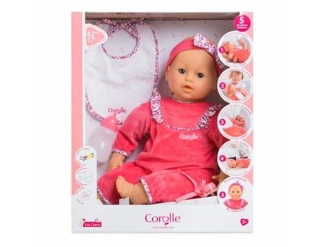 Muñeco Bebé con Accesorios Corolle Lila Chérie con sonido