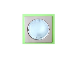 Downlight Empotrar 1xe27 9x18,8x18,8 Cm S/bom.cuadrad.niquel Corte 17d FABRILAMP