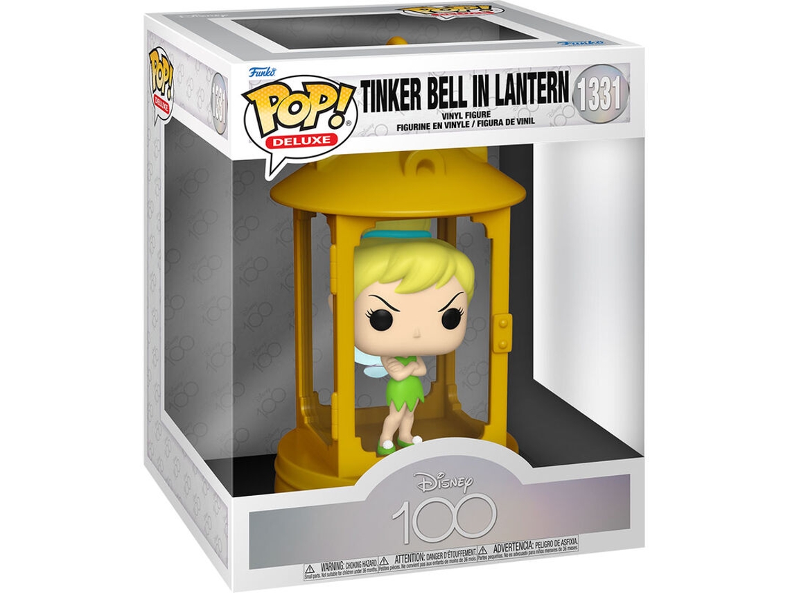 Figura Pop Deluxe Disney 100º Aniversario Peter Campanilla En Linterna B.active