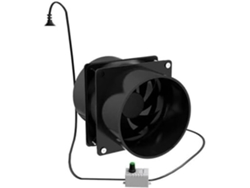 Ventilador De Conducto, Extractor De Humos Usb De Velocidad Ajustable Con Manguera De 1 M Para Baños.