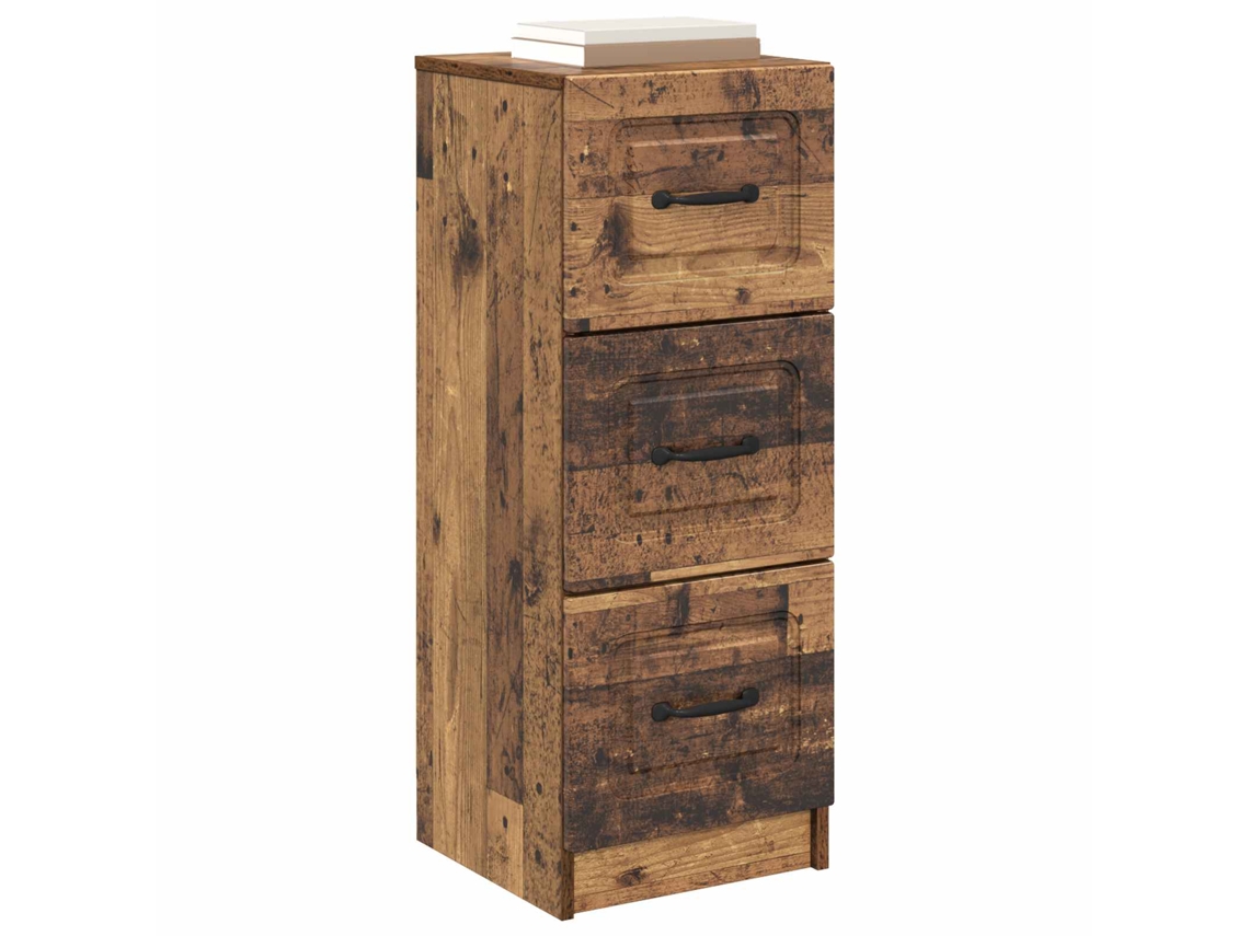 Maison Exclusive - Cajonera Madera Envejecida 33 X 34,5 X 87 Cm