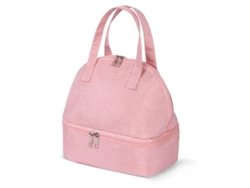 2026da-bolsa De Almuerzo Aislada De Doble Compartimento Para Escuela Picnic Camping Rosa