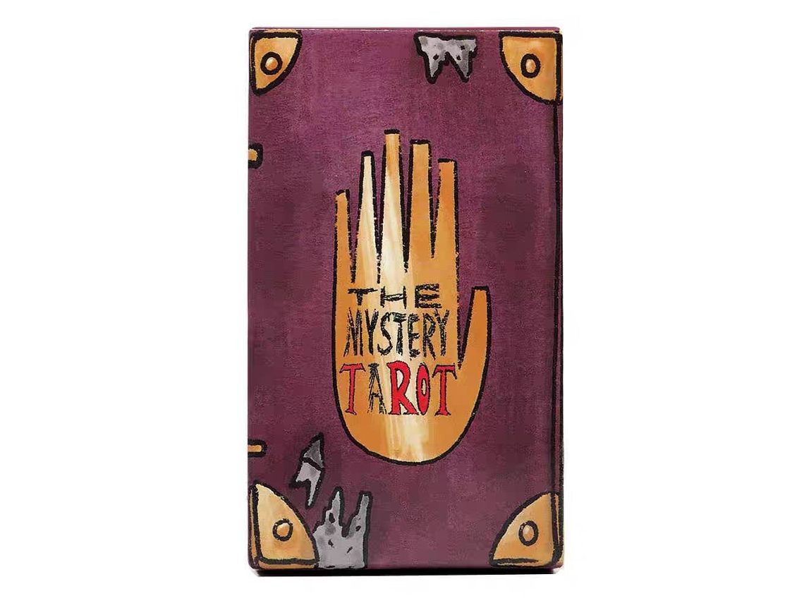Cartas Misteriosas Del Tarot, 78 Cartas, Versión En Inglés, Papel Brillante.