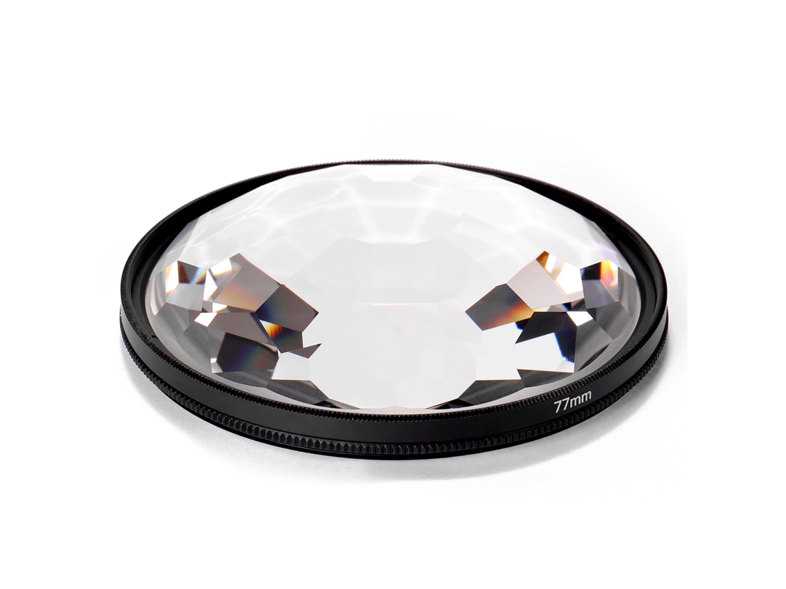 Filtro De Cristal Con Prisma Caleidoscópico De 77 Mm Para Cámaras Réflex. Accesorios De Fotografía Con Efectos Interesantes.