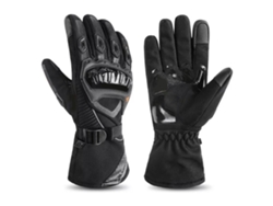 2026-guantes De Moto Con Pantalla Táctil Articulación Dura Impermeables Resistentes A Caídas Deportes De Motor Negro M
