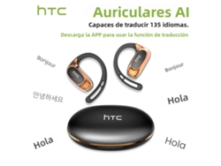 (negro) Auriculares Deportivos Bluetooth Con Traducción Ia Y Micrófono, Adecuados Para Orejas Con Forma De Oreja.