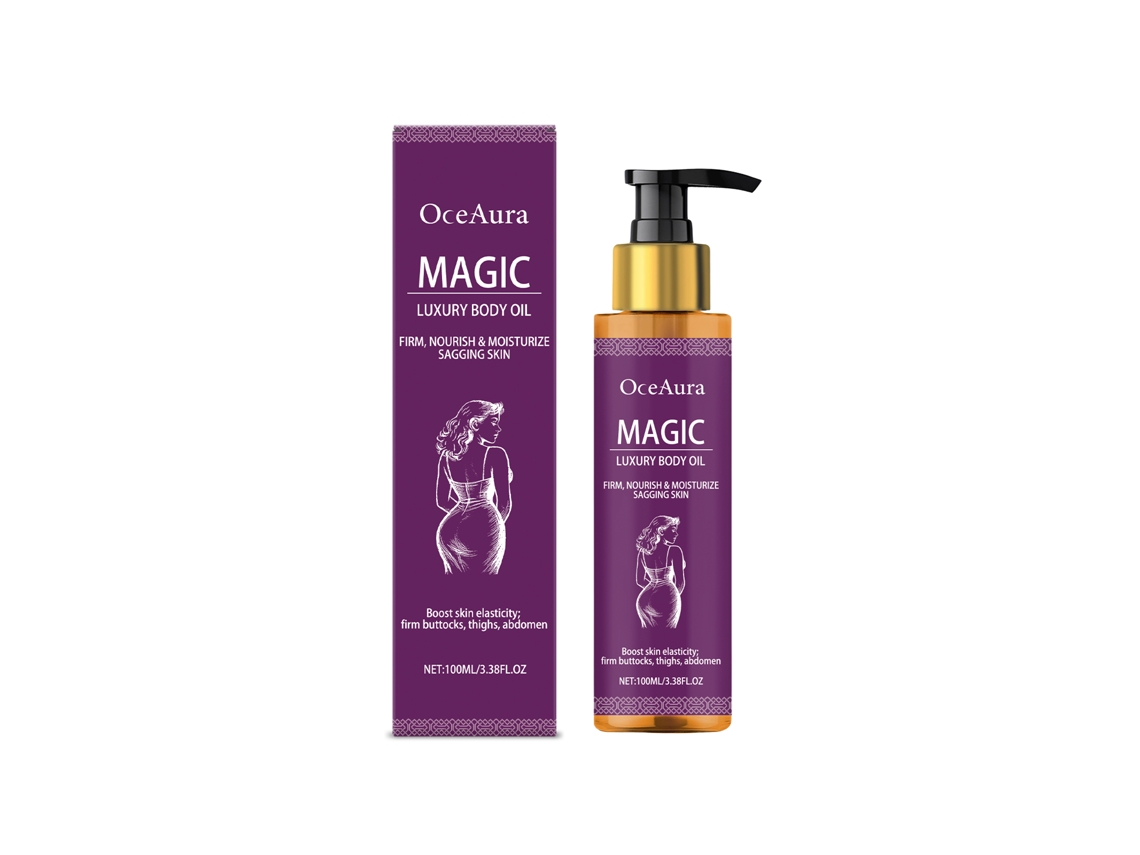 Aceite corporal para reafirmar y tonificar la piel.