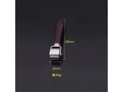 Rodillo De Hierro De 26 Mm Para Cuero Con Mango De Madera - Mejora Los Bordes Y La Adherencia - 283 G