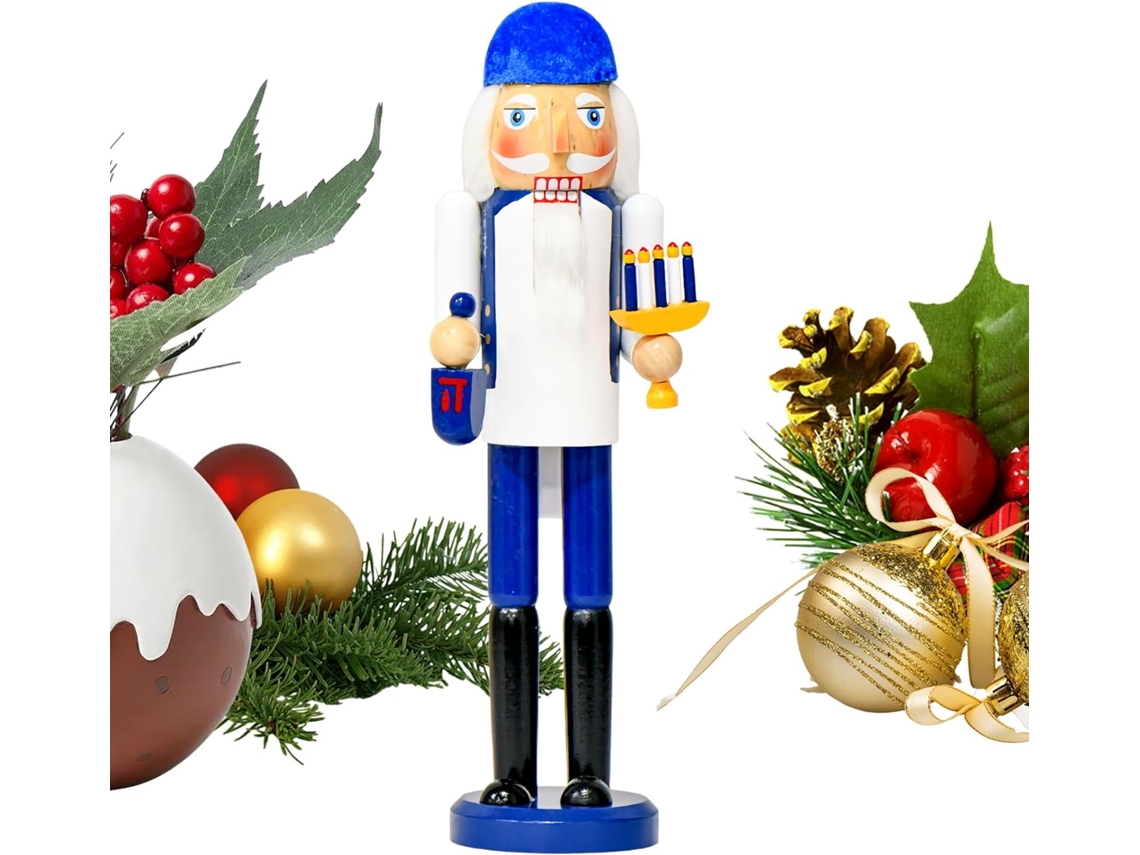 Adornos Navideños De Cascanueces - Figuras De Soldados De Madera De Gran Tamaño (35 Cm)