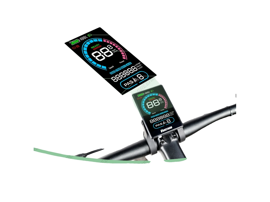 Kit de conversión para bicicleta eléctrica con motor central de 750 W, potente motor para bicicleta eléctrica, VD618, 44 dientes con cubierta-b y sensor de freno-b.