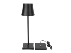 Lámpara De Escritorio Led Impermeable Y Duradera Con Control Táctil, Atenuación Continua Base Carga