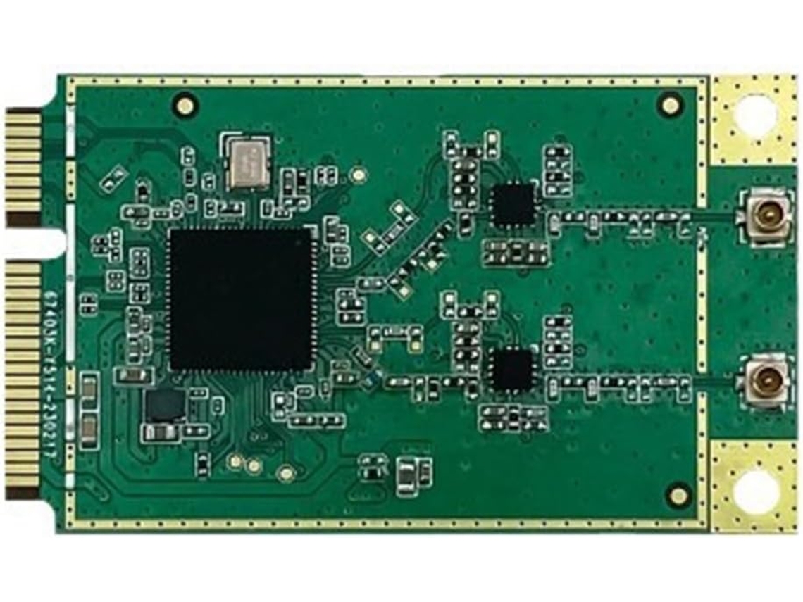 Tarjeta De Red Inalámbrica Wi-fi 5.8g Mini Pcie Openwrt Mt7612e 7612e Dual Gigabit Linux