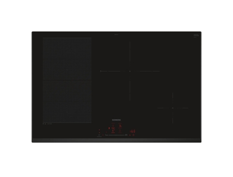 Placa de inducción 80cm 4 fuegos 7400w negra EX851HEC1F - SIEMENS