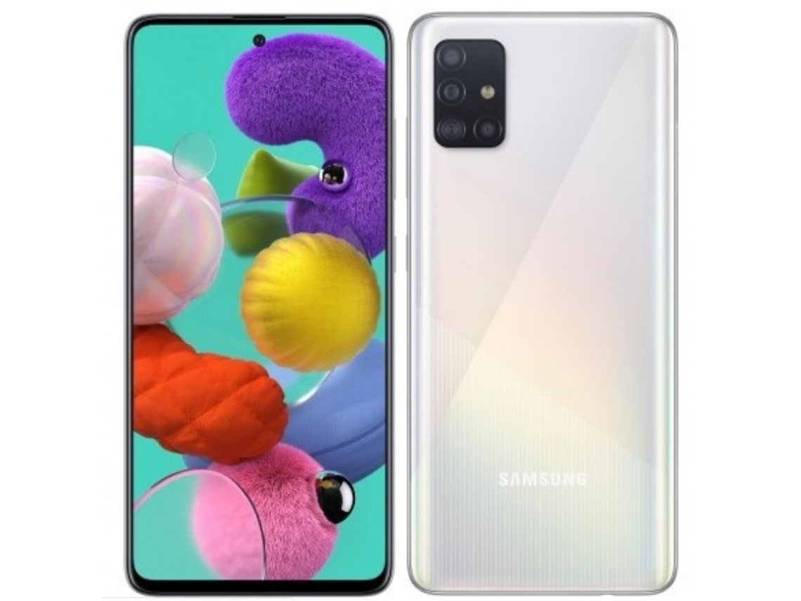 Smartphone SAMSUNG Galaxy A51 Dual-SIM (Recondicionado Señales de Uso - 128 GB - Blanco)