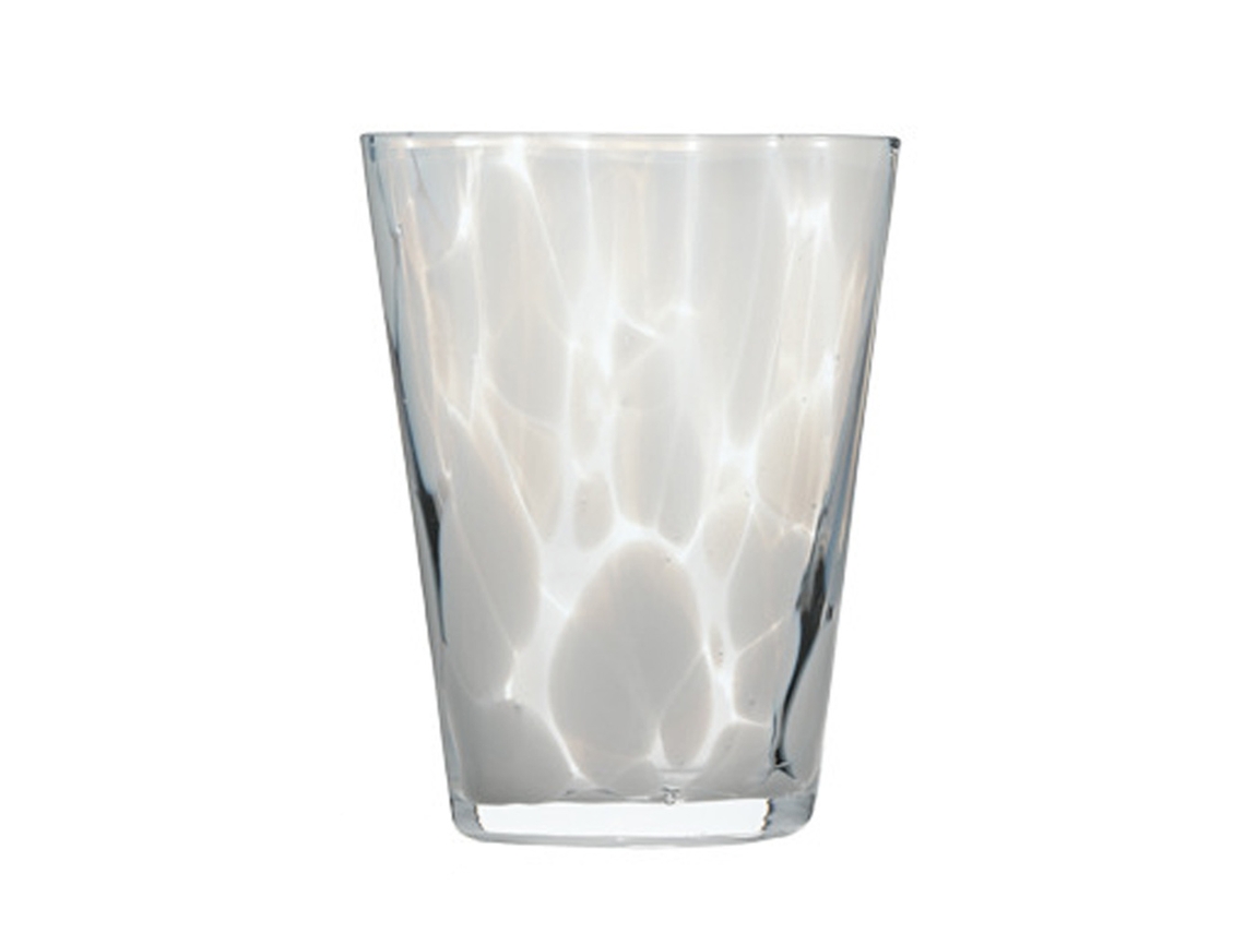 Taza de agua de cristal con lunares de 350 ml, vaso de cristal de colores, taza de café con leche JEIIBRZUI