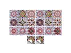 Pegatinas de mandala floral, 2 juegos, para cocina y baño NEVEANCE