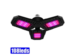 2026-luz De Crecimiento Led Plegable Espectro Rojo Y Azul Para Plantas Trellis De Tres Hojas Lámpara De Cultivo