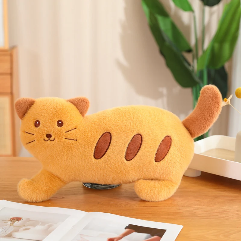 Cojín Decorativo Para Sofá Con Diseño De Gato Baguette (55 Cm) Para Adultos.