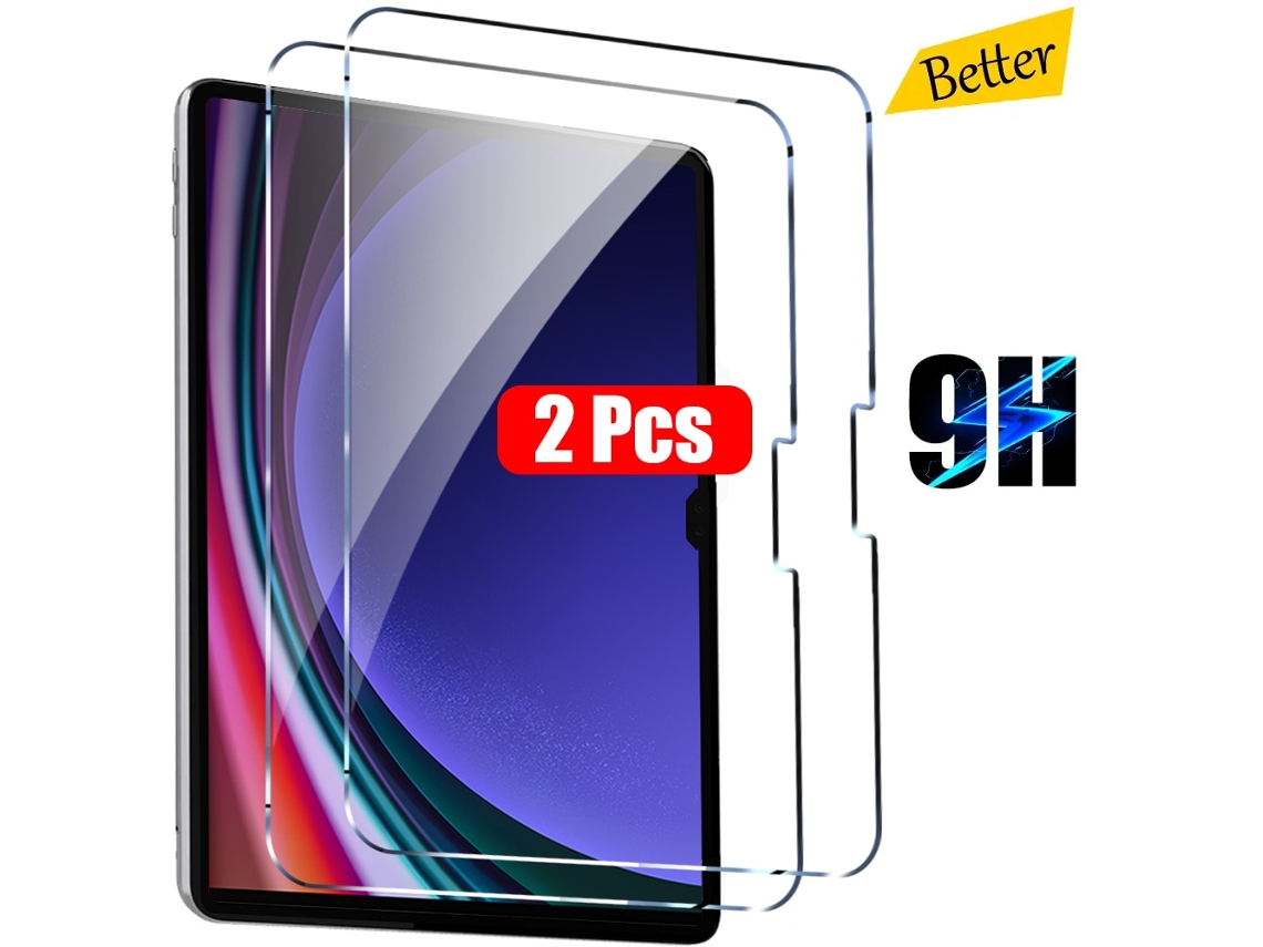 Juego de 2 protectores de pantalla de vidrio templado con protección antirroturas y arco para Samsung Tab S10 Ultra de 14,6 pulgadas (14,6 pulgadas)